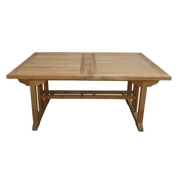 Anderson Teak Sahara 106" Rectangular Double Ext. Table