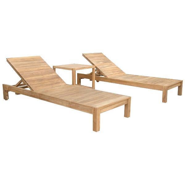 Anderson Teak South Bay Glenmore 3-Pieces Lounger Set