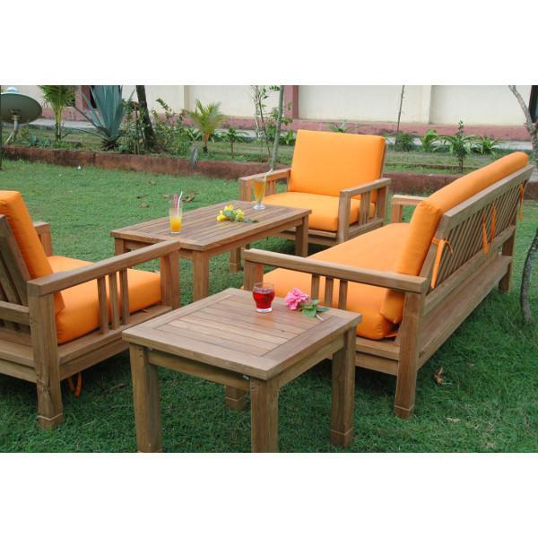 Anderson Teak SouthBay Deep Seating 5-Pieces Conversation Set B