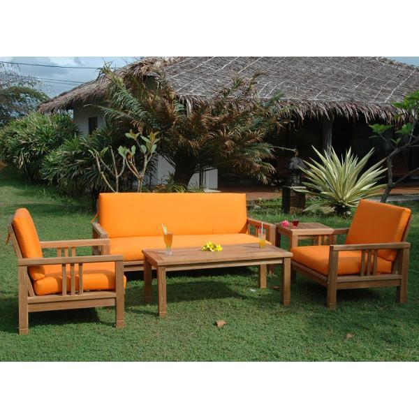 Anderson Teak SouthBay Deep Seating 5-Pieces Conversation Set B