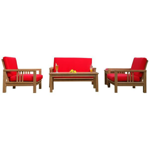 Anderson Teak SouthBay Deep Seating 5-Pieces Conversation Set A