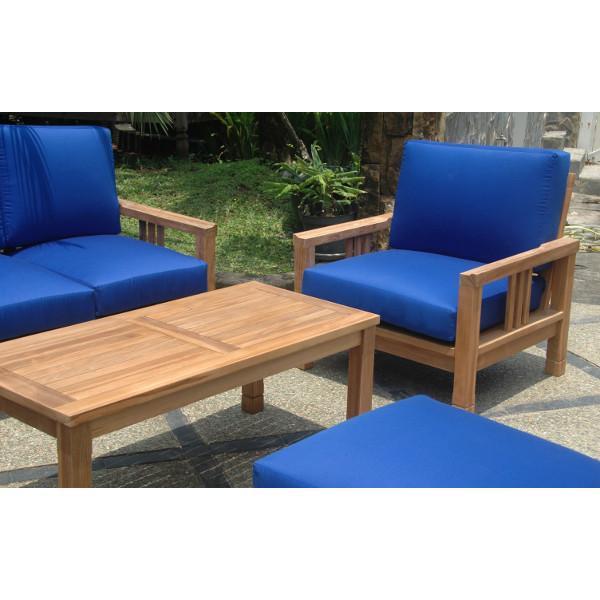 Anderson Teak SouthBay Deep Seating 6-Pieces Conversation Set A