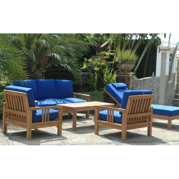 Anderson Teak SouthBay Deep Seating 6-Pieces Conversation Set B