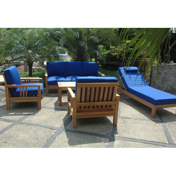 Anderson Teak SouthBay Deep Seating 6-Pieces Conversation Set B