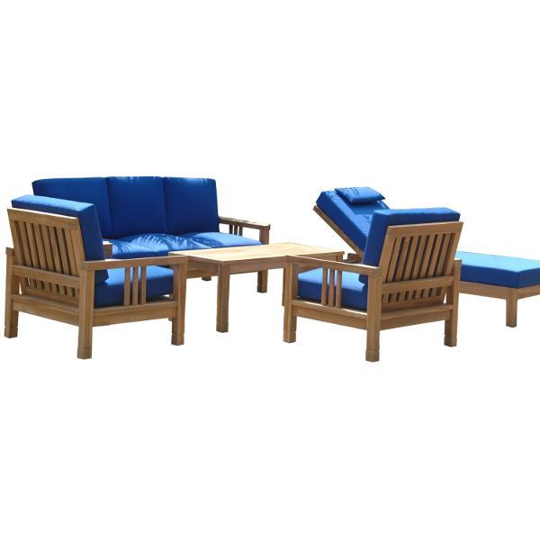 Anderson Teak SouthBay Deep Seating 6-Pieces Conversation Set B