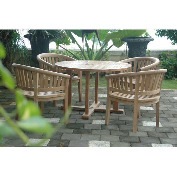 Anderson Teak Tosca 5-Pieces Dining Table Set