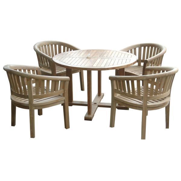 Anderson Teak Tosca 5-Pieces Dining Table Set