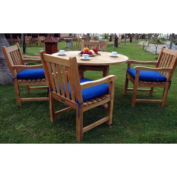 Anderson Teak Tosca Classic Armchair 5-Pieces Dining Set