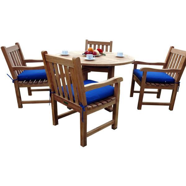 Anderson Teak Tosca Classic Armchair 5-Pieces Dining Set