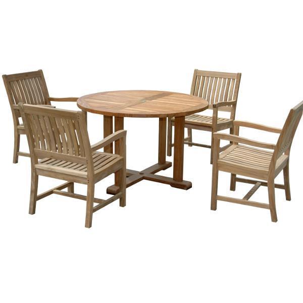 Anderson Teak Tosca Rialto Armchair 5-Pieces Dining Set