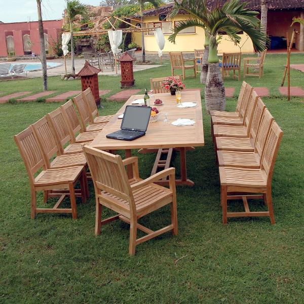 Anderson Teak Valencia Rialto 15-Pieces Dining Set