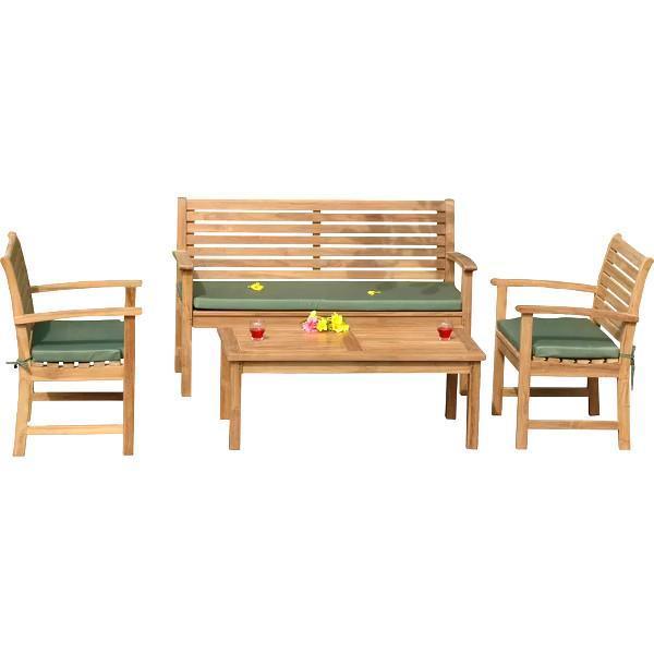 Anderson Teak Victoria Montage 4-Pieces Conversation Set