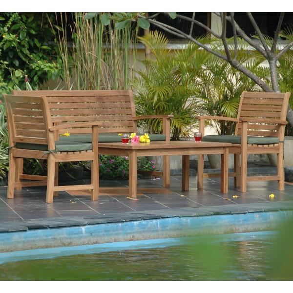 Anderson Teak Victoria Montage 4-Pieces Conversation Set