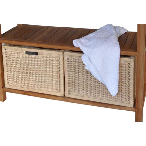 Anderson Teak Wicker Basket for Towel Console TB-4720 (1 pair)
