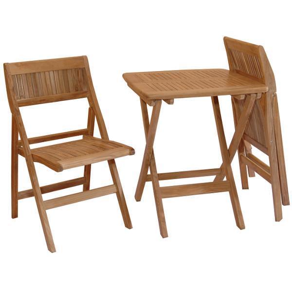 Anderson Teak Windsor 3-pieces Square Bistro Set