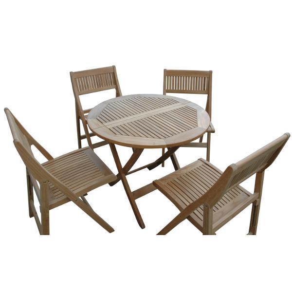 Anderson Teak Windsor 5-pieces Round Bistro Set