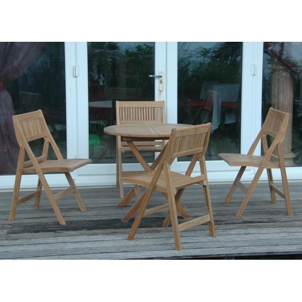 Anderson Teak Windsor 5-pieces Round Bistro Set