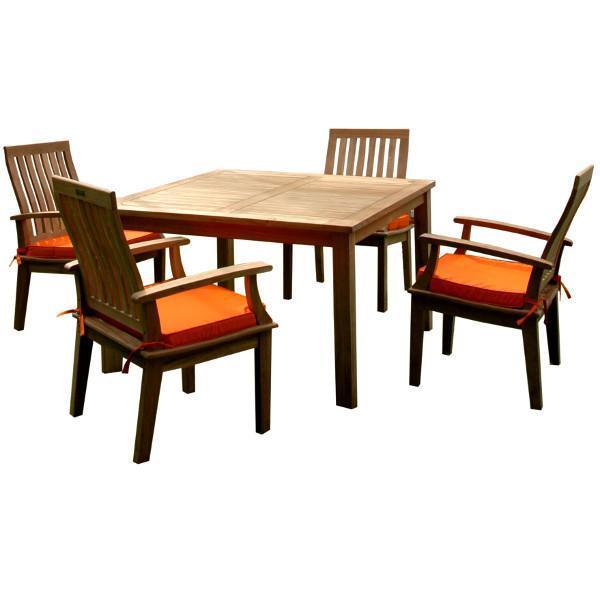 Anderson Teak Windsor Brianna 5-Pieces Dining Table Set