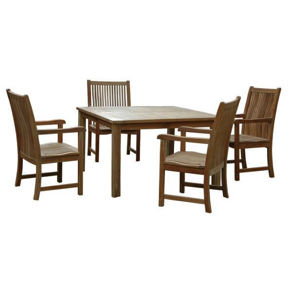 Anderson Teak Windsor Chicago 5-Pieces Dining Table Set