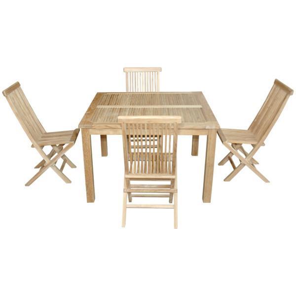 Anderson Teak Windsor Classic 5-Pieces Folding Dining Chair