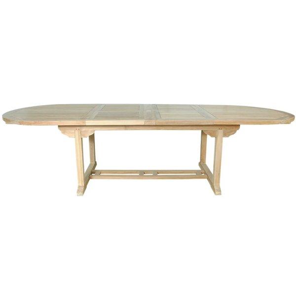 Anderson Teak Bahama 117" Oval Extension Table w/ Double Extensions