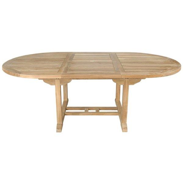 Anderson Teak Bahama 87" Oval Extension Table Extra Thick Wood