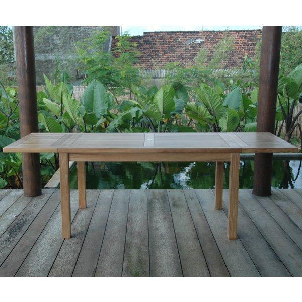 Anderson Teak Bahama 95" Rectangular Table w/ Double Leaf Extensions