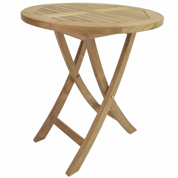 Anderson Teak Bahama 27" Round Bistro Folding Table