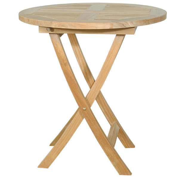 Anderson Teak Bahama 27" Round Bistro Folding Table