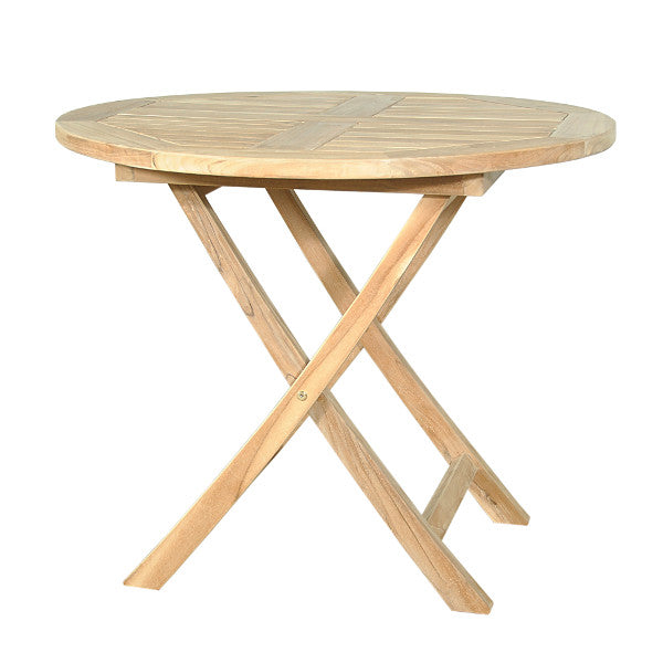 Anderson Teak Bahama 27" Round Bistro Folding Table