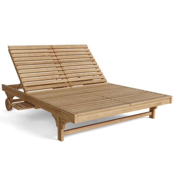 Anderson Teak Bel-Air Double Sun Lounger Double Back