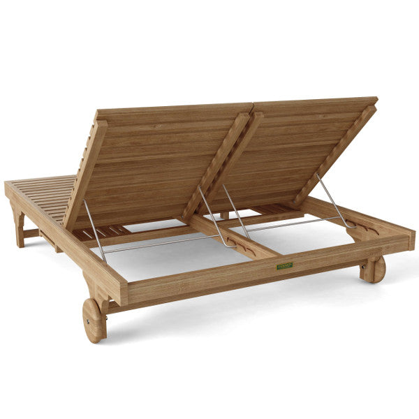 Anderson Teak Bel-Air Double Sun Lounger Double Back