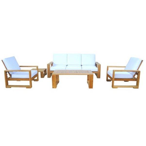 Anderson Teak Capistrano 5-Piece Deep Seating Sofa Collection