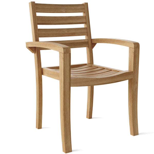 Anderson Teak Catalina Stackable Armchair (Fully Built & 4 pcs in a box)