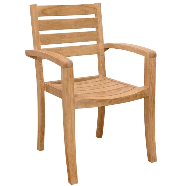 Anderson Teak Catalina Stackable Armchair (Fully Built & 4 pcs in a box)