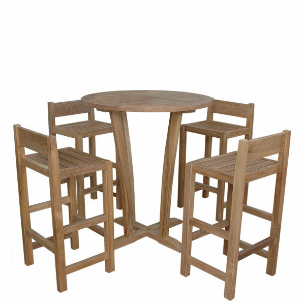 Anderson Teak Descanso Sedona 5-Pieces Bar Table