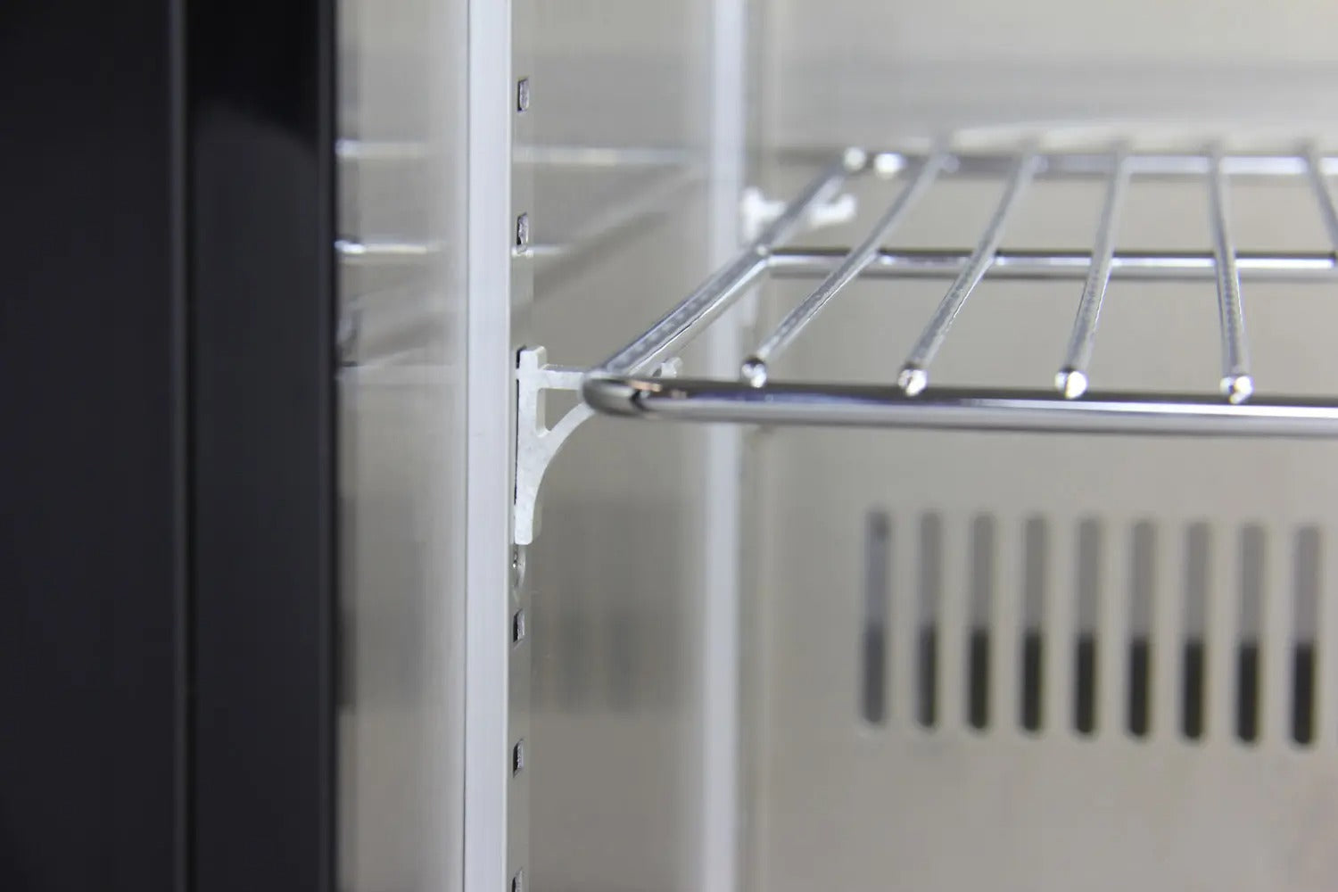 Kegco 24" Wide Single Tap Stainless Steel Built-In Left Hinge ADA Kegerator - Cabinet Only