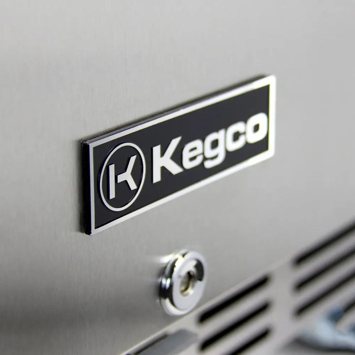 Kegco 24" Wide Stainless Steel Built-In Kegerator - Cabinet Only