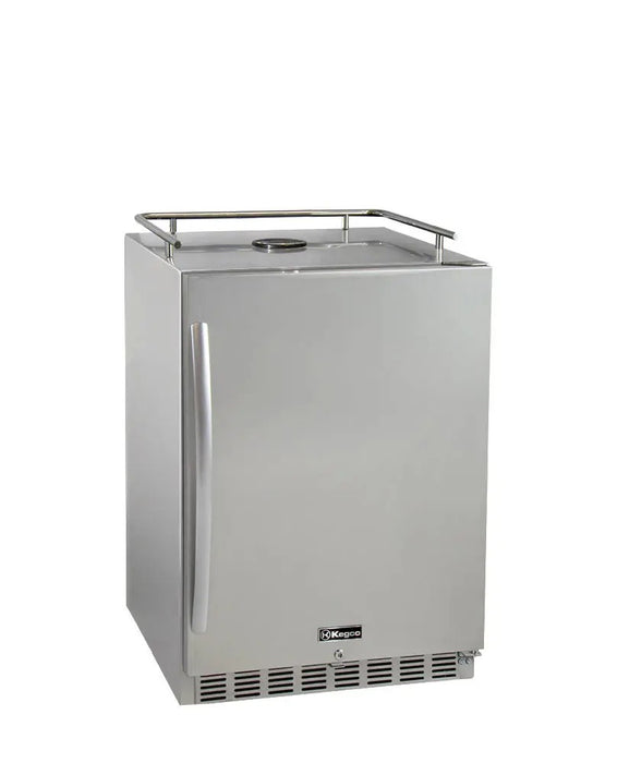 Kegco 24" Wide All Stainless Steel Commercial Built-In Kegerator - Cabinet Only