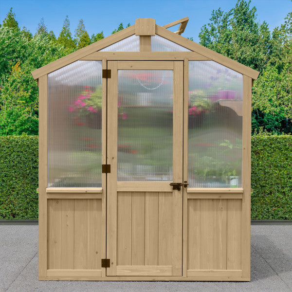 Yardistry Structures 6.7 ft. x 7.8 ft. Meridian Greenhouse