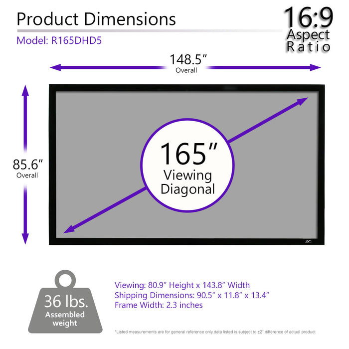 Elite Screens ezFrame CineGrey 5D®