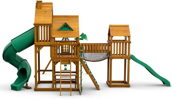 Gorilla Playsets Treasure Trove Treehouse  w/ Amber Posts