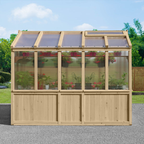 Yardistry Structures 6.7 ft. x 9.7 ft. Meridian Greenhouse