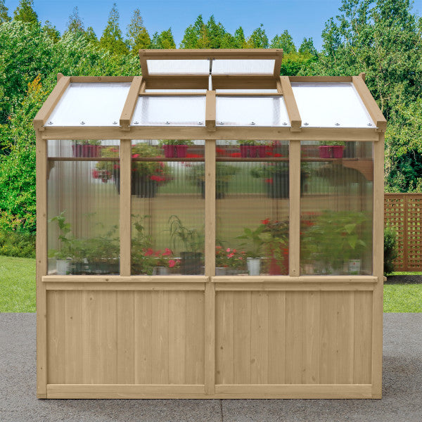 Yardistry Structures 6.7 ft. x 7.8 ft. Meridian Greenhouse