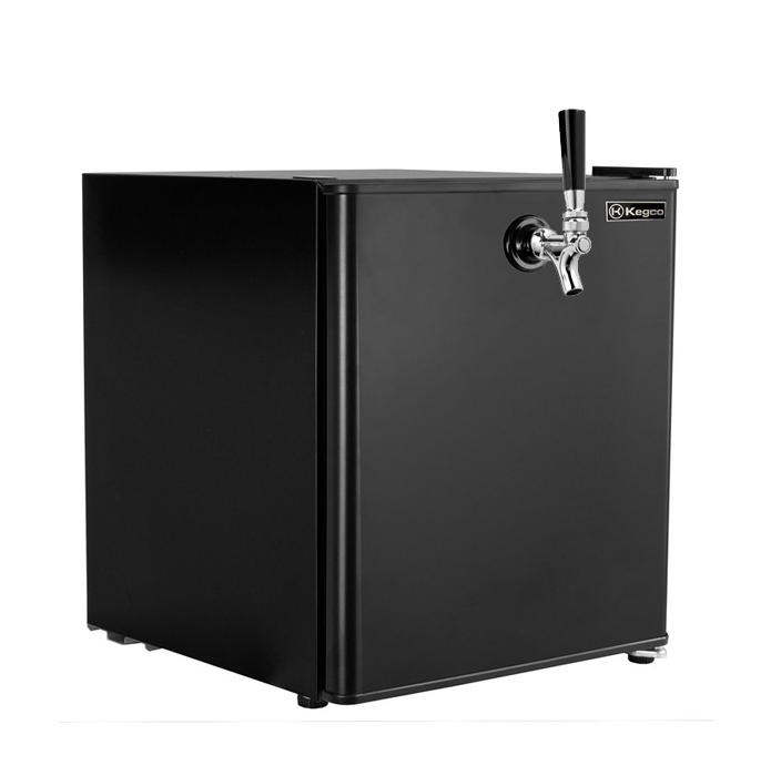 Kegco 17" Wide Illy-Bag-In-A-Box Cold Brew Coffee Single Tap Black Mini Kegerator