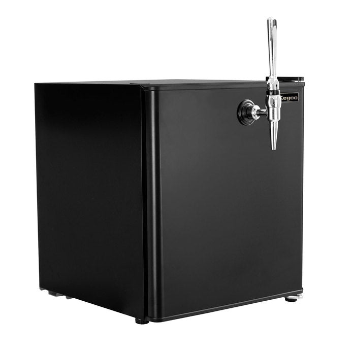 Kegco 17" Wide Cold Brew Coffee Single Tap Black Mini Kegerator