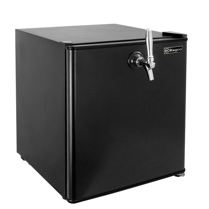 Kegco 17" Wide Draft Beer Single Tap Black Commercial/Residential Mini Kegerator