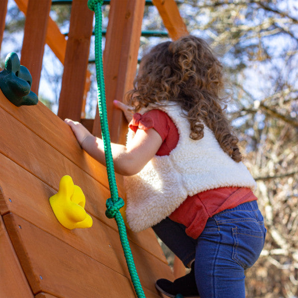 Gorilla Playsets Outing Treehouse w/ Tarp & Monkey Bars