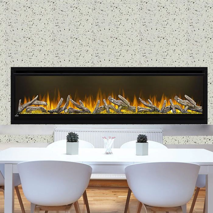 Napoleon Alluravision 74 Wall Mount Deep Depth Electric Fireplace - NEFL74CHD-1