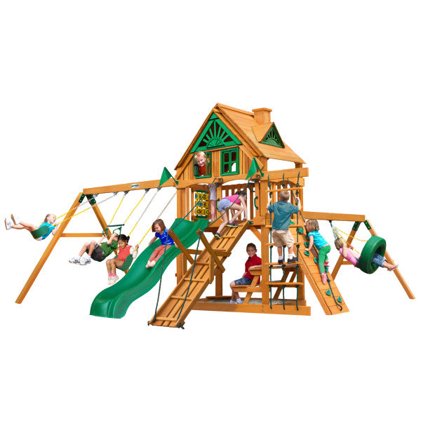 Gorilla Playsets Frontier Treehouse  w/ Amber Posts